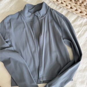 Aritzia BUTTER limit zip up (hip length)